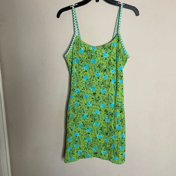 Victoria’s Secret floral nightgown Mini Babydoll 90’s Slip Dress medium - Picture 1 of 5